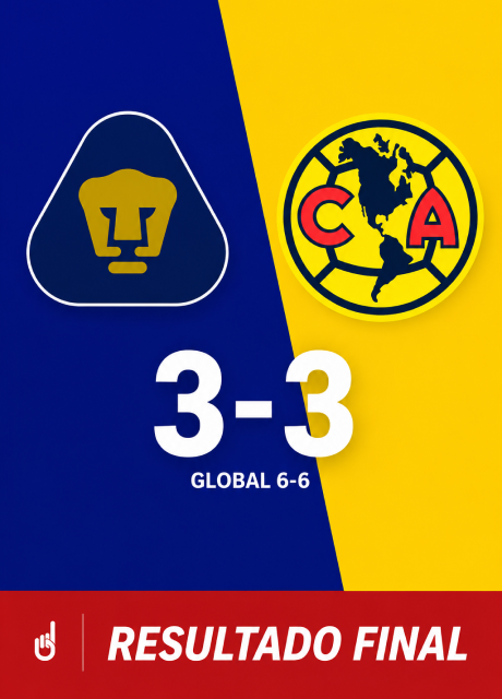 Pumas elimina al club Ámerica